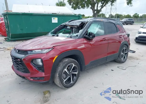 2022 Chevrolet Trailblazer Fwd Rs из США, поврежденный, VIN KL79MTSL1NB120273